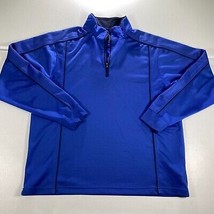 Greg Norman Jacket Mens Adult M Blue Pullover 1/4 Zip Athletic Shirt Long Sleeve - £18.18 GBP