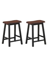 24 Inch Height Set of 2 Home Kitchen Dining Room Bar Stools-Coffee - Col... - $2,579.32 MXN