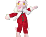1999 PINK PANTHER SANTA Plush Doll 14&quot; Long Santa Suit Stuffed Animal Un... - $22.50