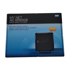 My Net Ac Bridge 4-Port Gigabit WDBMRD0000NBL-HESN Open B Ox Wd - £23.36 GBP