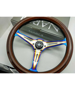 New Set Nardi Wood Classic Rainbow Spoke Steering Wheel 14inch DHL - £203.90 GBP