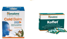 Himalaya Cold Balm Eucalyptus 45 Gms + Koflet 10 Lozenges (1 Pack) Free Ship - £11.96 GBP