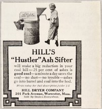 1910 Print Ad Hill&#39;s Hustler Ash Sifter To Find Good Coal Worcester,MA - £6.24 GBP