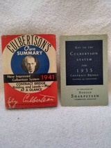 Culbertson&#39;s system contract bridge, two books, 1935 &amp; 1941, HB, SB, Fri... - $25.00