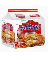 Mi SEDAAP Instant Fried Noodle Malaysia 90g x 5 - original flavour - $14.85