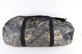 Vintage 90s Streetwear Extra Large Faded Handled Mossy Oak Camouflage Duffel Bag - $79.15