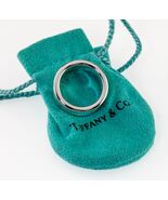Tiffany &amp; Co. Sterling Silver 1837 Band Ring w/ Original Pouch Size 6 - $419.75