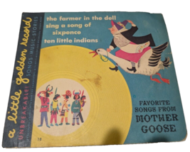 Little Yellow Golden Records Favorite Songs From MOTHER GOOSE 6&quot; 78rpm 1949 - $15.84