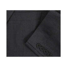Men RENOIR suit Solid Two Button Business or Formal Slim Fit 202-1 Charcoal gray image 4