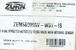 Zurn ZemS6000AV WSI IS Sensored Motorized Flush Valve Integral Sensor image 3