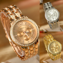 Women Fashion Jelly Wrist Watch Crystal Stainless Steel Analog Quartz Wr... - £2.36 GBP+