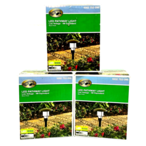 Hampton Bay Pathway Light Low Voltage Black Outdoor LED Landscape 3 Pack - £58.98 GBP