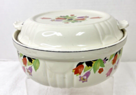 Crocus by HALL 1.5 Quart Radiance Casserole with Lid In Good Shape Gold ... - $14.85