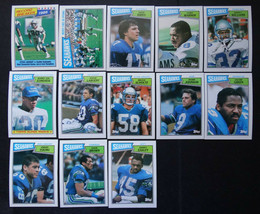 1987 Topps Seattle Seahawks Team Set of 13 Football Cards - £10.17 GBP