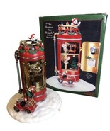 Enesco VintageFestive Fire Brigade Mice Action Musical Box Plays Deck Th... - $118.80