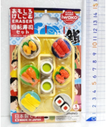 Sushi Eraser  Made in Japan Kaiten Sushi Conveyor Belt Sushi - $15.85