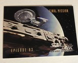 Star Trek The Next Generation Trading Card Season 4 #347 Final Mission - $1.97