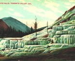 Yosemite Falls IN Yosemite Valley California Ca Unp Non Usato DB Cartoli... - $12.24