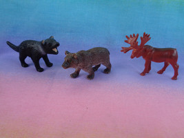Lot of 3 Miniature Wild / Countryside Animal Figures - as is - $2.51