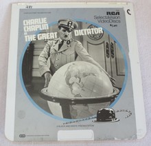Charlie Chaplin in &quot;The Great Dictator&quot; - RCA SelectaVision CED VideoDisc - £4.77 GBP