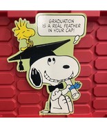 Peanuts Snoopy And Woodstock Oversized Graduation Card 12 x 8.5 Vintage ... - £14.33 GBP