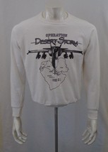 Operation Desert Storm Boys Small 100% Cotton White Long Sleeve  Sweat S... - $7.92