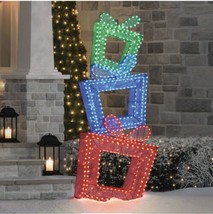 Member&#39;s Mark 5&#39; Pre-Lit Twinkling Present Tower - Multicolor, Christmas Deor - £355.66 GBP