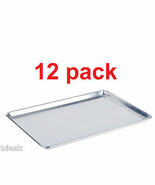 Baking Sheet Pans 18&quot; x 26&quot; Full Size Aluminum Bun Pan Set of 12 Wire in... - $3,192.16 MXN