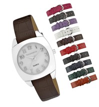 Women&#39;s Silver Case Mother of Pearl Dial 10 Set - £100.89 GBP