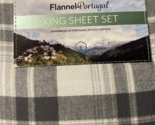 Flannel From Portugal 4 Piece King  Size Flannel Sheet Set 100% Cotton - £29.63 GBP