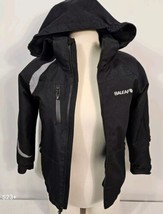 BALEAF Outwear Youth Medium Ski Snow Jacket Black &amp; Grey Italy Design - $448.92 MXN
