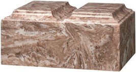 Extra-Large 450 Cubic Inch Cafe Tuscany Companion Cultured Marble Cremation Urn - $347.99