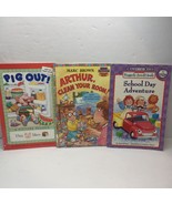 Lot 3 Kids Books Pig Out Picture Arthur Clean Room Raggedy Ann Andy Scho... - £24.03 GBP