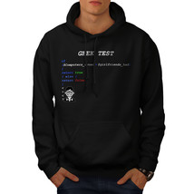 Wellcoda Geek Coding Programmer Mens Hoodie, Test Casual Hooded Sweatshirt - £25.64 GBP+