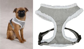 East Side Collection Gray Sherpa Harnesses For Dogs - X Small Closeout 11&quot; To 13&quot; - £10.35 GBP