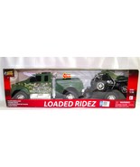 Tough Truckz Loaded Ridez 1:16 Ford F-650 with Tow Trailer &amp; ATV 3+ Boys - £19.74 GBP