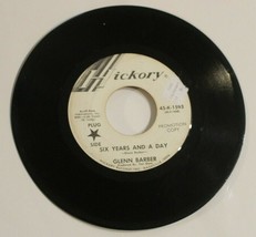 Glenn Barber 45 Six Years and a Day - I Committed The Crime Hickory Promo - £4.64 GBP