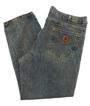 Carhartt B17-STW Mens Jeans Relaxed Fit Tapered Legs Size 40x30 Workwear - £13.80 GBP
