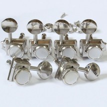 Vintage Nickel Lock String Tuners Electric Guitar Machine Heads Tuners F... - £21.01 GBP