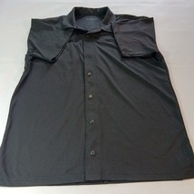 Tru-Spec RN#147495 Men's Black Snap Button Collar Shirt Short Sleeve Size Medium image 8