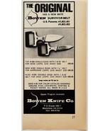 1981 Bowen Co Survivor Belt Advertisement Blackshear Georgia Knives F15Y - $19.99