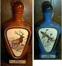 Jim Beam wildlife decanters -- ELK &amp; DUCKS  - $135.00