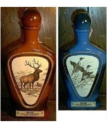 Jim Beam wildlife decanters -- ELK & DUCKS  - $135.00