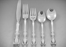Du Maurier by Oneida Tradition Sterling Silver Flatware 5 pc Place Setti... - £156.59 GBP