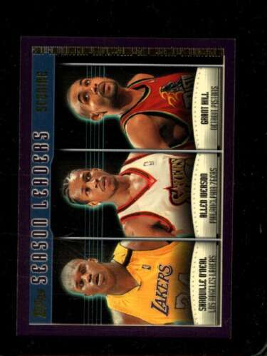 2000-01 TOPPS #150 SHAQUILLE O'NEAL/ALLEN IVERSON/GRANT HILL NMMT *X82617 - $3.42