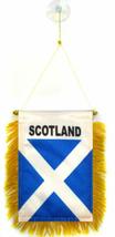 K&#39;s Novelties Scotland Cross Mini Flag 4&quot;x6&quot; Window Banner w/Suction Cup - £2.30 GBP