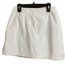 Ativa Golf Off White Size 8 Golf Skort Active Wear Tennis Short Side Zipper - $20.88