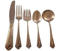 Breath of Spring II by Amston Sterling Silver Flatware Set Service 33 Pieces - £1,578.76 GBP