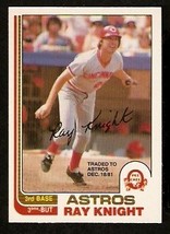 Houston Astros Ray Knight 1982 O-Pee-Chee Baseball Card #319 Cincinnati Reds - £0.39 GBP