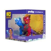 Prodigy Epics Dragons Chill and Char 1 Epics Series Vinyl Toy Figure SMARTeacher - £86.41 GBP